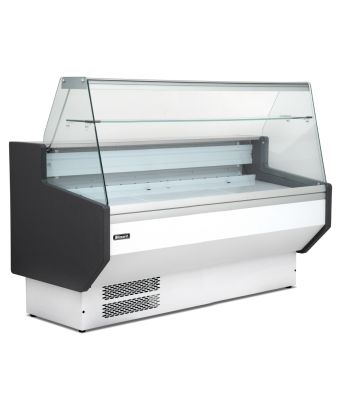 2m Flat Glass Serve Over Counter