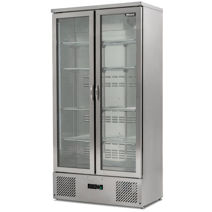 Bottle cooler with canopy - 2 doors model GTK 800